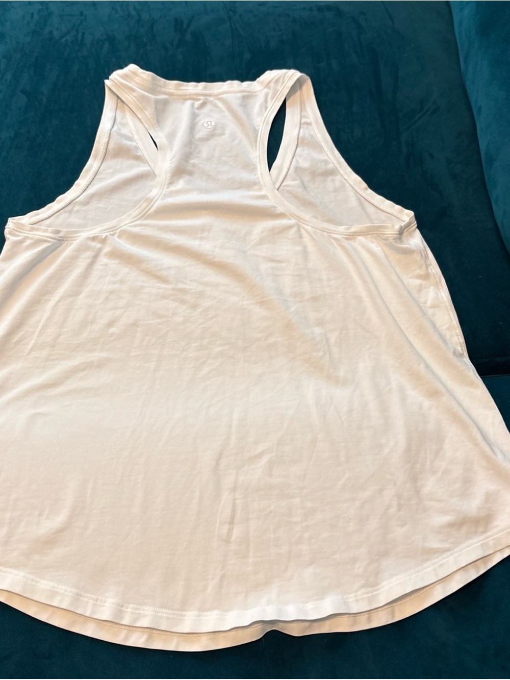 lululemon athletica White Racerback A-Line Tank